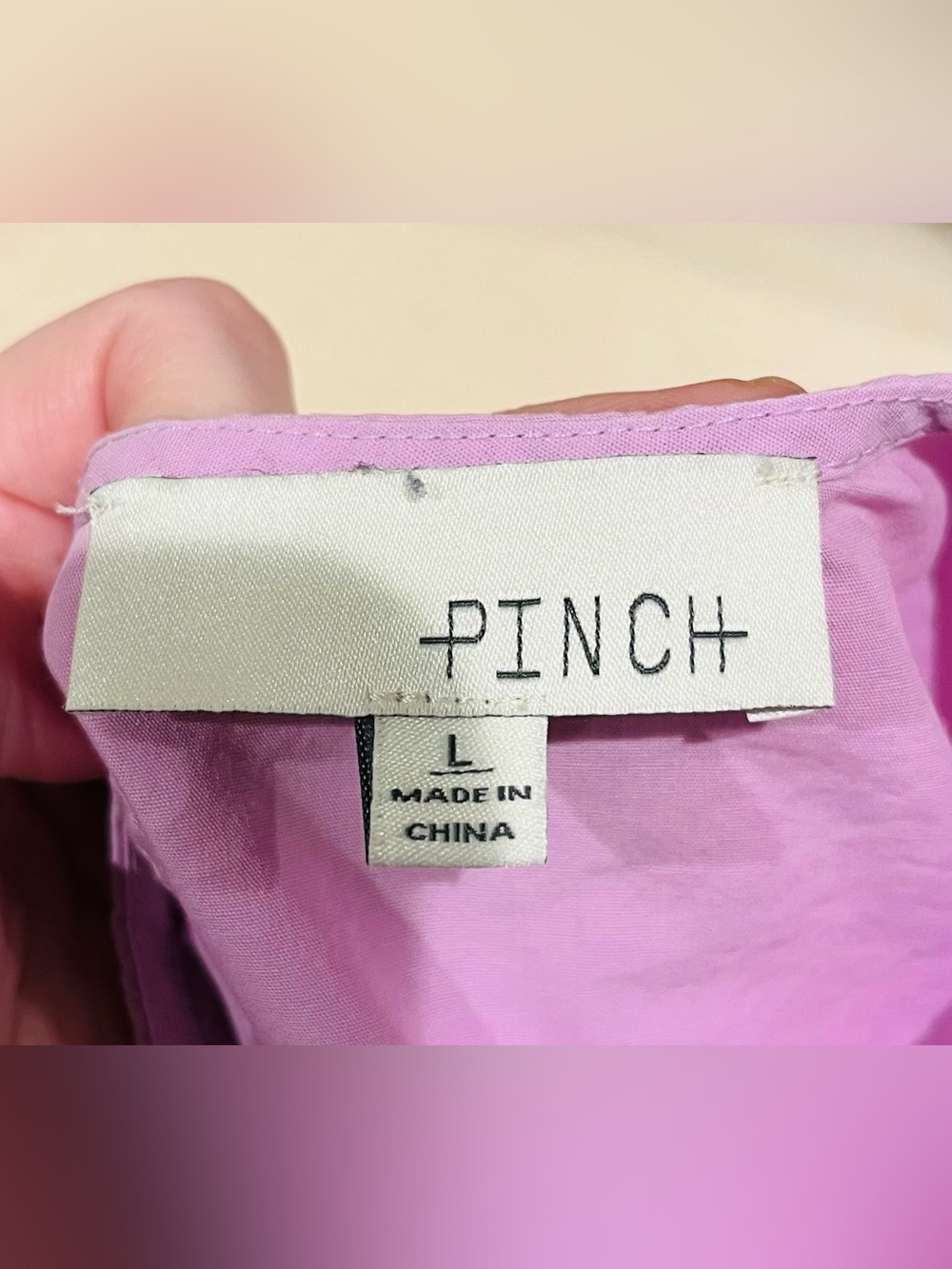 PINCH Lavender Ruffle Sleeve Top - Picture 5 of 5